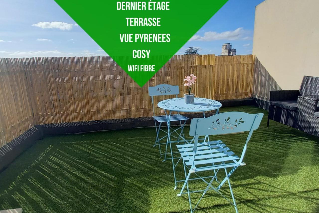 Le Belvedere Dernier Etage Avec Terrasse Wifi Fibre Daire Tarbes Dış mekan fotoğraf